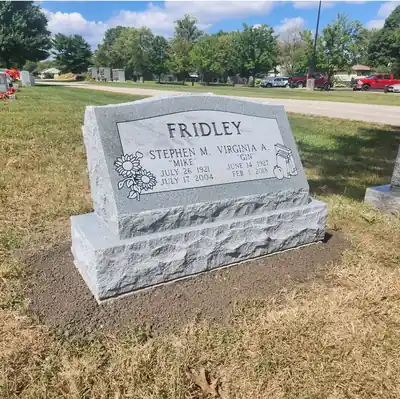 Fridley slant marker installed