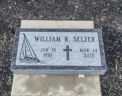 Selzer flat granite marker